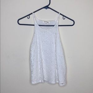 WHITE LACE SUMMER TOP